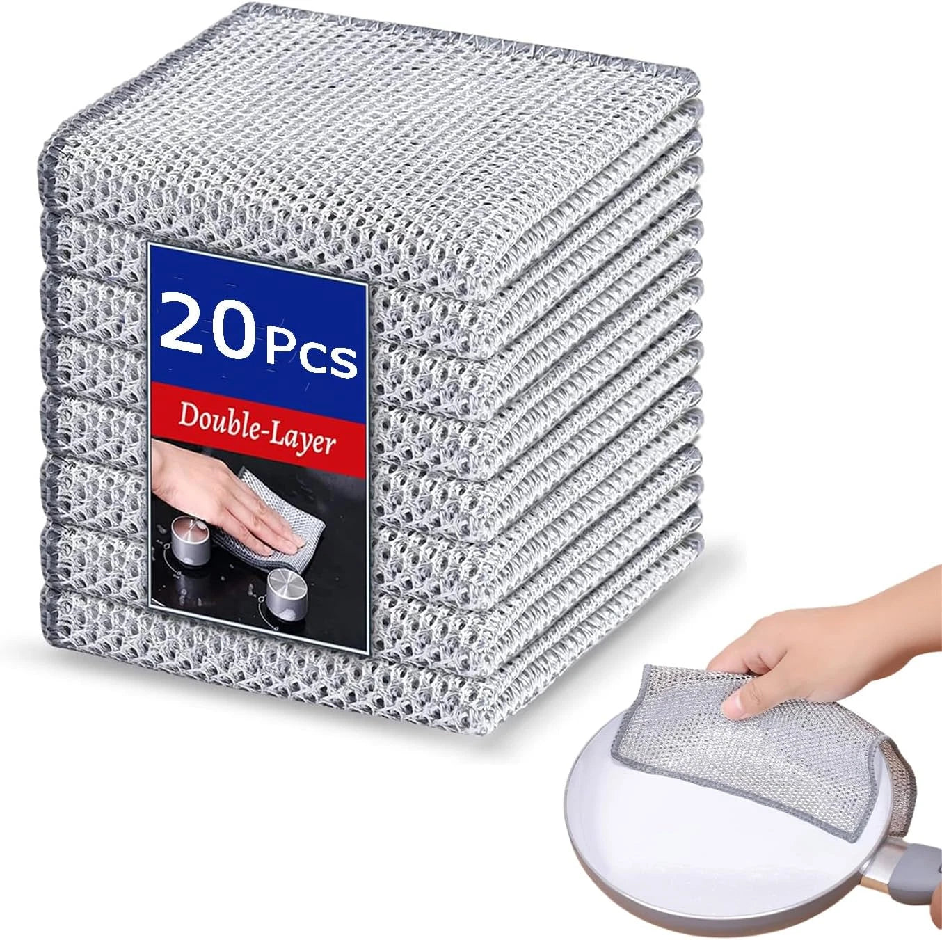 Solara Lux Scrub Cloths, Multi-Functional Cleaning Cloth, Quick Cleaning
